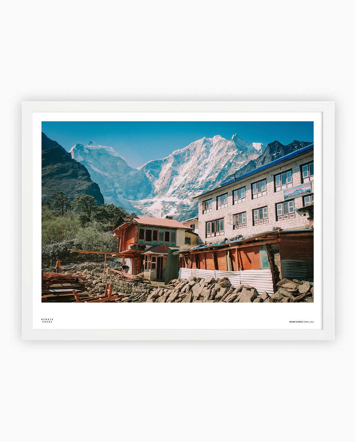 Poster: Mount Everest. Nepal, 2013